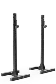 72 inches black compact squat stand from iron bull strength