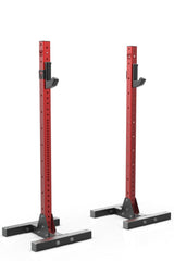 72 inches red compact squat stand from iron bull strength