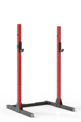 81 red coated steel squat stand iron bull strength