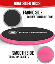 black-pink advanced gliding discs features
