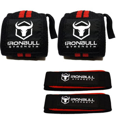 Wrist wraps and lifting straps combo