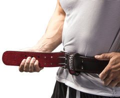 adjustable weight lifting leather belt