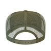 army-green comfortable trucker hat