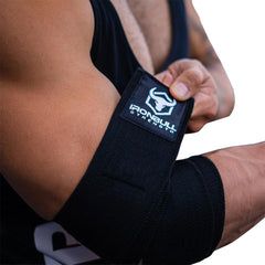 black elbow compression wraps