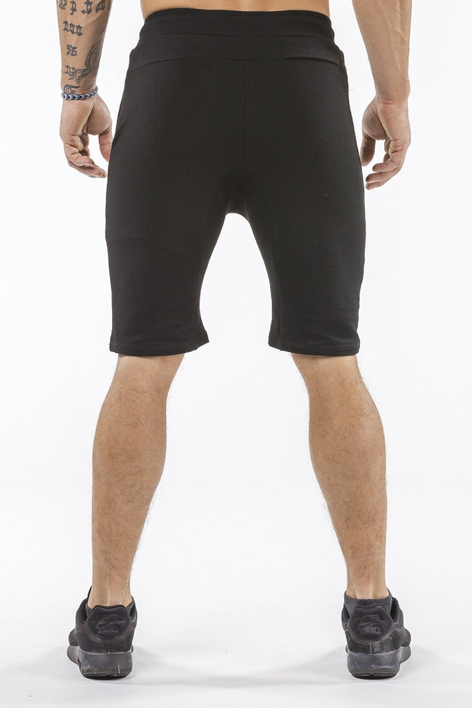 black comfortable soft workout shorts