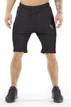 black classic zip shorts from iron bull strength