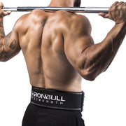 black squat and deadlift belt iron bull strength