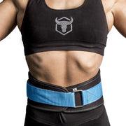 black-sky-blue iron bull strength women weight lifting belt