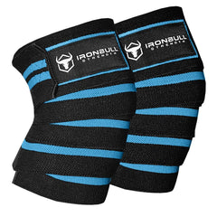 black-cyan knee wraps for pain free squats