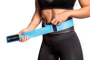 black-sky-blue women weight lifting belt fit adjustable size