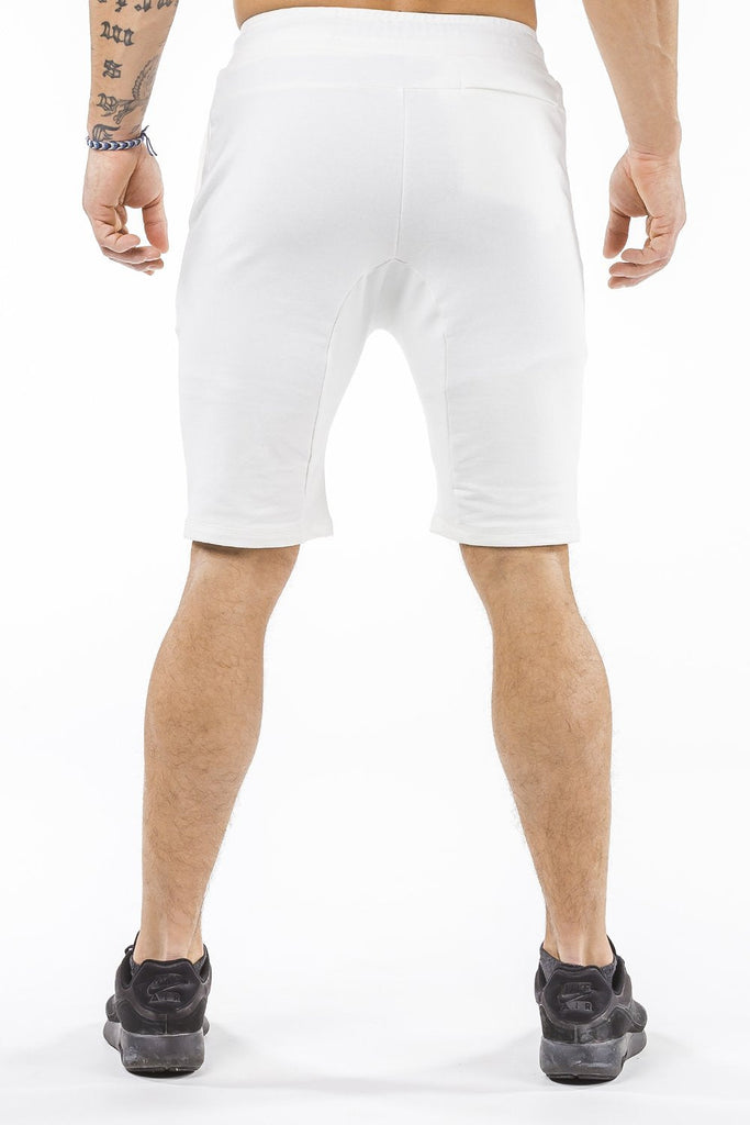 cream comfortable soft workout shorts