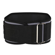 gray five inches nylon belt for deadlift or squat