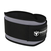 gray 5 inches weight lifting belt for powerlifting