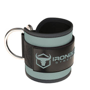 gray-ish iron bull strength nylon ankle straps