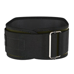 army-green five inches nylon belt for deadlift or squat
