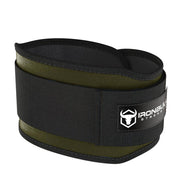 army-green 5 inches weight lifting belt for powerlifting