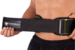 army-green how to wear weight lifting belt