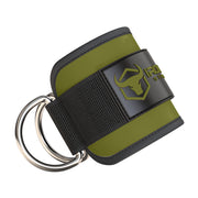 army-green iron bull strength nylon ankle straps