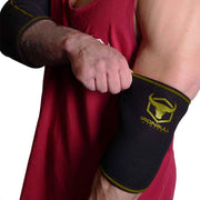 black-army-green elbow protection sleeves for fitness