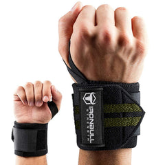 black-army-green iron bull wrist wraps wrist protection