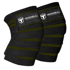 black-army-green knee wraps for pain free squats