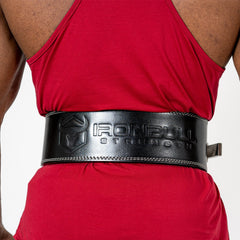 Premium Leather 10mm 4" Lever Powerlifting Belt