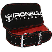 iron bull strength padded leather weight lifting belt
