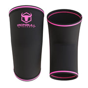 black-pink 5mm elbow sleeves front and back view