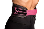 black-pink belt back protection for powerlifting fitness crossfit or gym