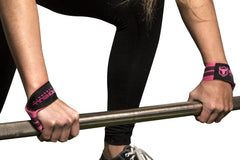 black-pink colored lifting straps for women canada