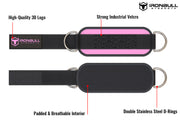 light-pink iron bull strength nylon ankle straps