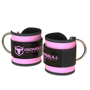 light-pink iron bull strength nylon ankle straps