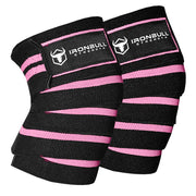 black-light-pink knee wraps for pain free squats