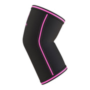 black-pink 5mm elbow sleeves side view