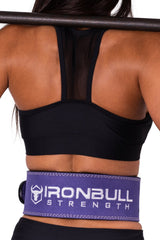 purple squat and deadlift belt iron bull strength