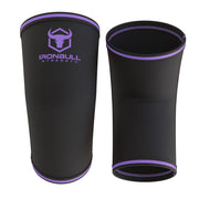 black-purple 5mm elbow sleeves front and back view