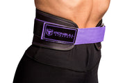 black-purple belt back protection for powerlifting fitness crossfit or gym