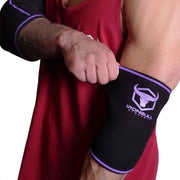 black-purple elbow protection sleeves for fitness
