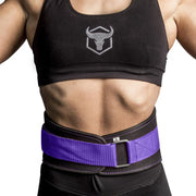 black-purple iron bull strength women weight lifting belt