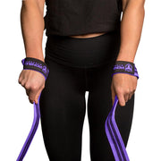 black-purple weight lifting straps for better grip
