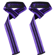 black-purple women weight lifting straps