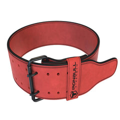 red 10mm suede powerlifting belt