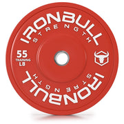 55-lb red bumper plate front view