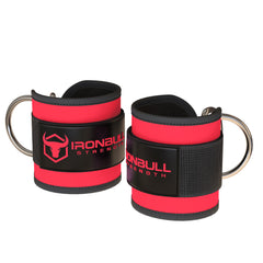 red iron bull strength nylon ankle straps