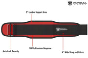 red ironbullstrength 5in weightlifting belt features