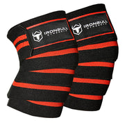 black-red knee wraps for pain free squats