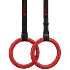 red plastic 28mm gym rings