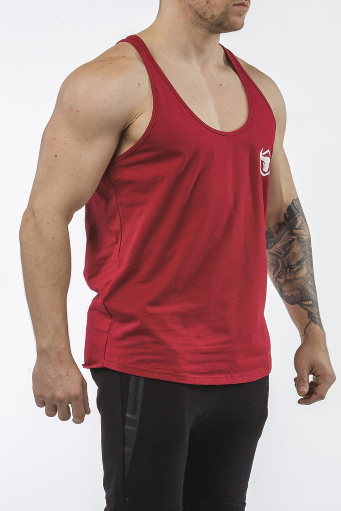 burgundy workout stringer classic series front side