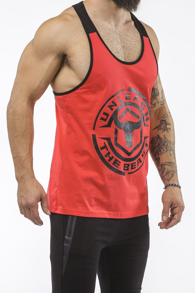 red-black workout stringer unleash series front side