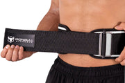 white how to wear weight lifting belt